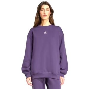 Adidas long oversized crew Purple Sweatshirt